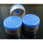 West Pharma 13mm Smooth Gloss Flip Cap Seals, Light Blue, Bag 1000