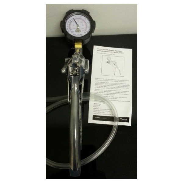 Hand Operated Nalgene Vacuum PumpZinc Plated