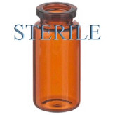 10mL Amber Sterile Open Vials, Depyrogenated, Case of 716 pieces