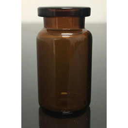 5mL Amber 'Shorty' Serum Vials, KCG, 22x40mm, Ream of 272