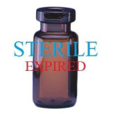 2ml amber serum vials, EXPIRED sterile vials, original ream of 480 pieces