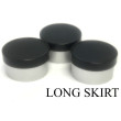 13mm Long Skirt Flip Cap Seal, Black, Bag of 1,000