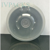 20mm Flip Up-Tear Down Vial Seals, Clear on Silver, Bag of 1,000 pieces