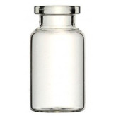 10mL Clear Shorty Serum Vials, SID KCG, 24x45mm, Case of 1,260pc