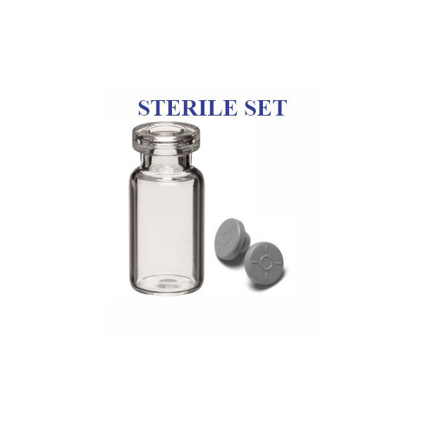 2ml Clear Sterile Open Vials Ready To Fill With 13mm Sterile Stoppers 1667