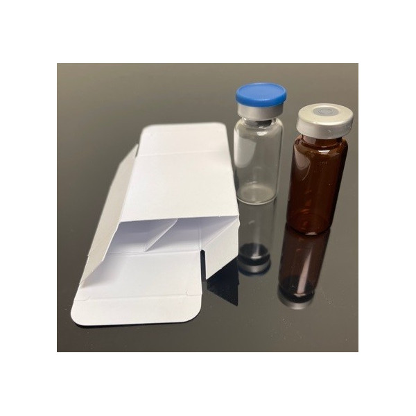 White 5ml 10ml Vial Boxes Double Barrel