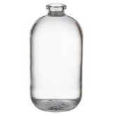 125mL Serum Bottle Vial, Clear, 54x107mm, Case of 36