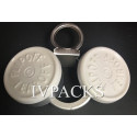 20mm Flip Off-Tear Off Vial Seals, White, Bag 1000, West Pharma