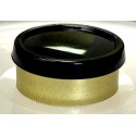 20mm Superior Flip Cap Vial Seal, BOLD Black on Gold, Bag 1000