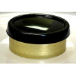 20mm Superior Flip Cap Vial Seal, BOLD Black on Gold, Bag 1000