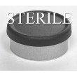 Sterile 20mm Matte Flip Cap Vial Seals, Black, Bag of 1,000