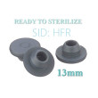 13mm Ready for Sterilization Vial Stoppers, HFR, Bag of 10,000