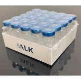 ALK 10mL sterile serum vials, Pack of 25, sapphire blue seals