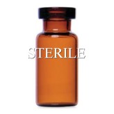 3mL Amber Sterile Open Vials, Depyrogenated, Tray of 352pc