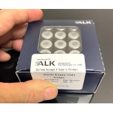 ALK 2mL AMBER Sterile Serum Vials, Pack of 25, Silver Seals. This is a pack image