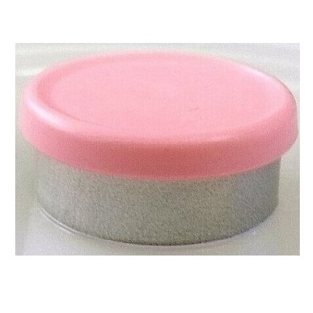 West Matte 20mm Flip Cap Vial Seal, Pink, Bag of 1000