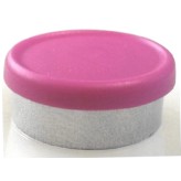 West Matte 20mm Flip Cap Vial Seal, Magenta, Bag of 1000