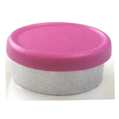 West Matte 20mm Flip Cap Vial Seal, Magenta, Bag of 1000