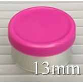 13mm West Matte Flip Off Vial Seal, Magenta, Bag of 1,000