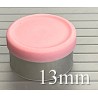 13mm West Matte Flip Off Vial Seal, Pink, Bag of 1,000