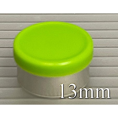 13mm West Matte Flip Off Vial Seal, Willow Green, Bag of 1,000