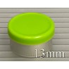 13mm West Matte Flip Off Vial Seal, Willow Green, Bag of 1,000