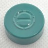 20mm Center Tear Vial Seals, Turquoise Blue Green, Pk of 100