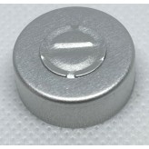 20mm Center Tear Vial Seals, Silver, Pack of 100