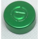 20mm Center Tear Vial Seals, Green, Bag of 1000