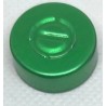 20mm Center Tear Vial Seals, Green, Pack of 100