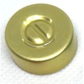 20mm Center Tear Vial Seals, Gold, Pack of 100