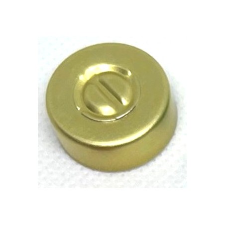 20mm Center Tear Vial Seals, Gold, Pack of 100