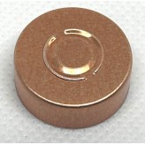 20mm Center Tear Vial Seals, Copper, Bag of 1000