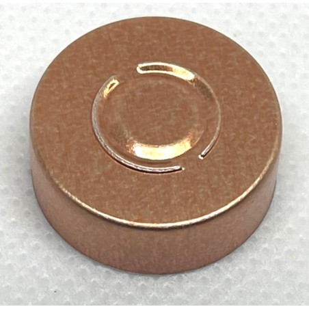 20mm Center Tear Vial Seals, Copper, Bag of 1000