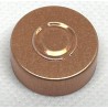 20mm Center Tear Vial Seals, Copper, Pack of 100