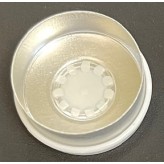 20mm Glossy USA Flip Cap Vial Seal, White, Bag 1000