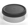 West Matte 20mm Flip Cap Vial Seal, Black, Pack of 100