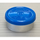 20mm Flip Off Vial Seals, Royal Blue, Pack of 100