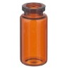 10mL Amber Serum Vials, 24x50mm, Tray of 165 pieces.
