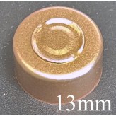13mm Center Tear Vial Seals, Copper, Bag of 1000