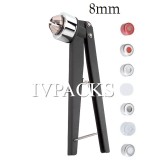 8mm vial crimper for vials and dental cartridges