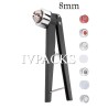 8mm vial crimper for vials and dental cartridges