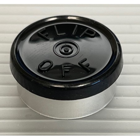 20mm Flip Off Vial Seals, Black, Bag of 1000 20mm Flip Off Vial Seals, Black, Bag of 1000