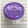 13mm Flip Off Vial Seals, Purple, Pack of 100