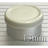 13mm Matte Flip Off Vial Seals, Misty Gray, Bag 1000