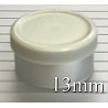 13mm Matte Flip Off Vial Seals, Misty Gray, Bag 1000