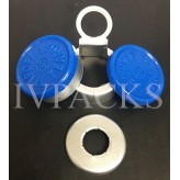 20mm Flip Off-Tear Off Vial Seals, Royal Blue, Bag 1000 West Pharma