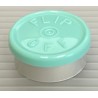 20mm Flip Off Vial Seals, Faded Turquoise Blue, Pack of 100 20mm Flip Off Vial Seals, Faded Turquoise Blue, Pack of 100