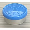 20mm Flip Off Vial Seals, Light Blue, Pack of 100 20mm Flip Off Vial Seals, Light Blue, Pack of 100
