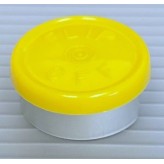 20mm Flip Off Vial Seals, Yellow, Bag of 1000
